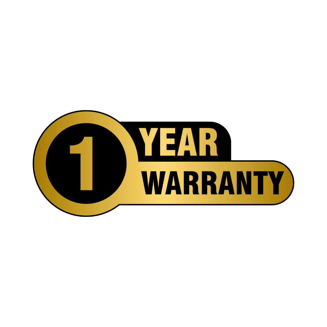 FREE 1 Year Warranty