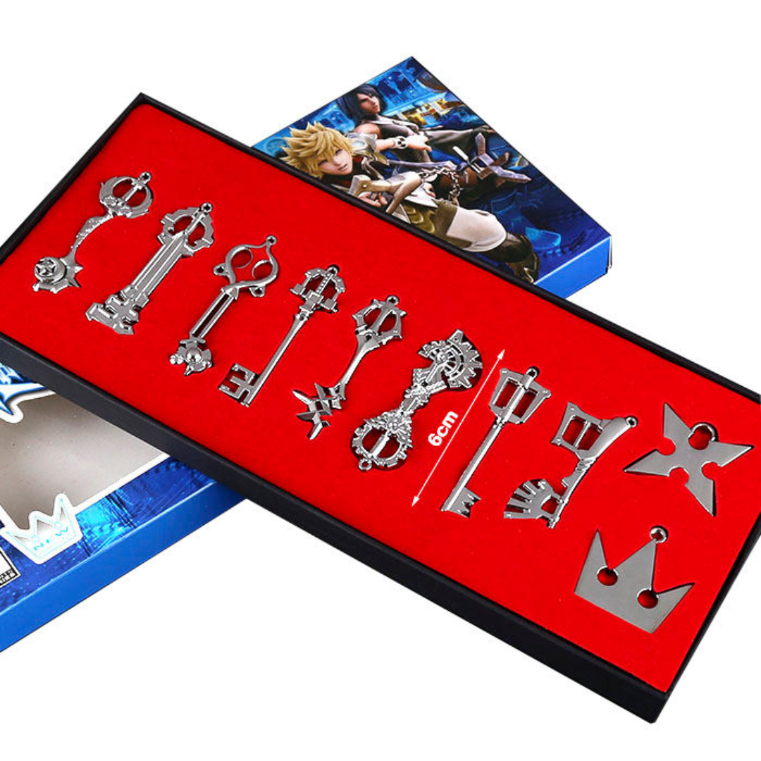 Kingdom Hearts Keychains Set
